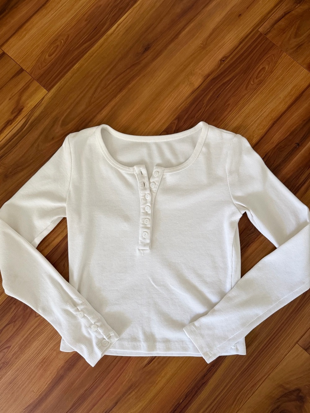 White Long Sleeve Top